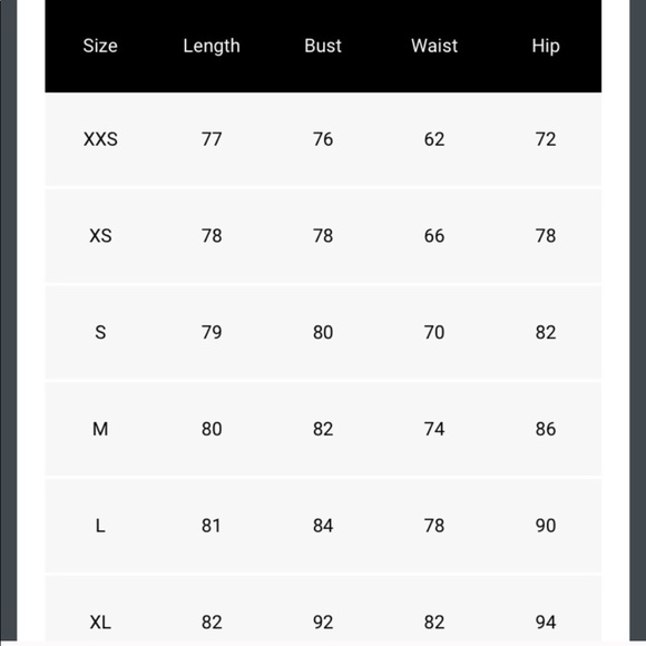 guess jacket size chart 
